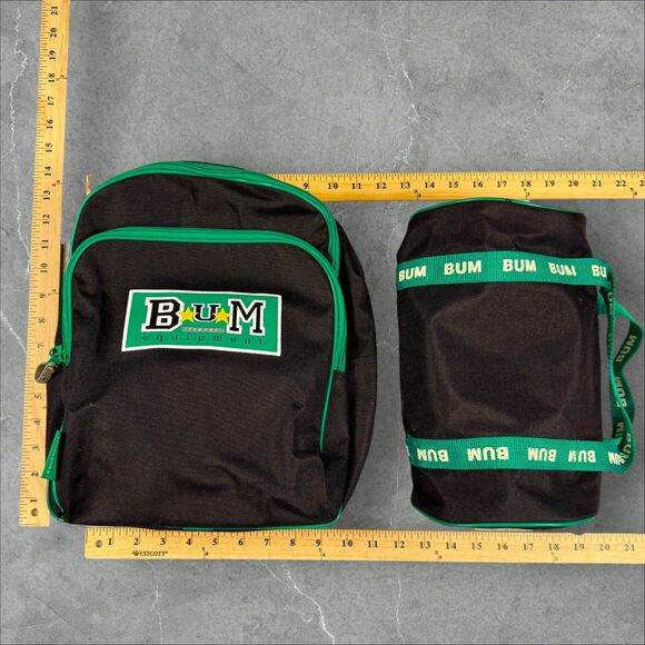 Vintage New Old Stock B.U.M. Equipment 90s Mini Duffle Bag/Backpack Set - Picture 5 of 5